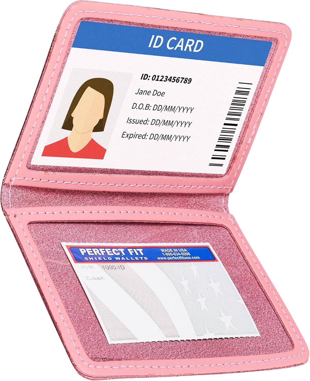 Amazon.co.jp: パーフェクトフィット シールド ウォレット 2 ID レザー